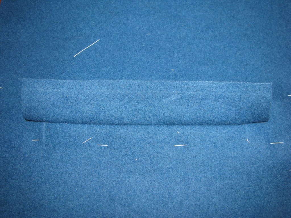 Press the seam from the right side.